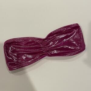 Victoria's Secret PINK Bralette Womens Medium Purple Magenta Shimmer Bandeau Bra